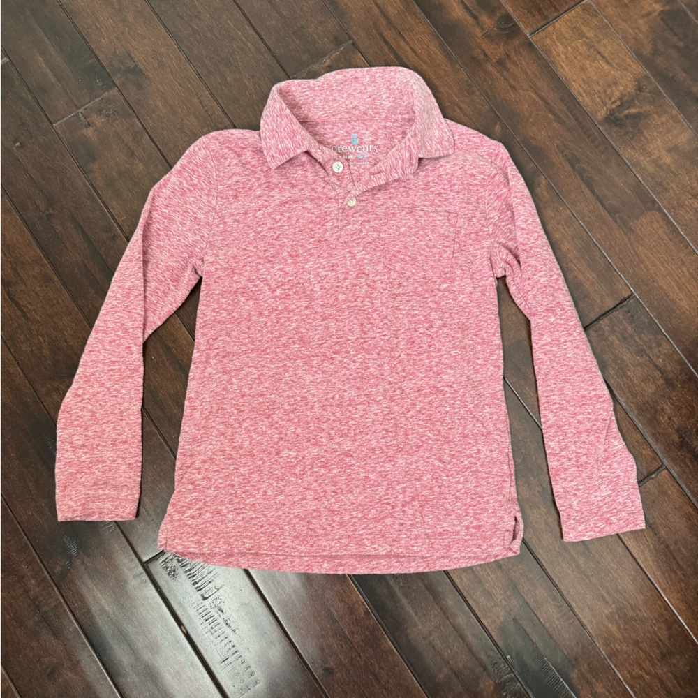 Crewcuts Red Long Sleeve Boys 6/7 Polo